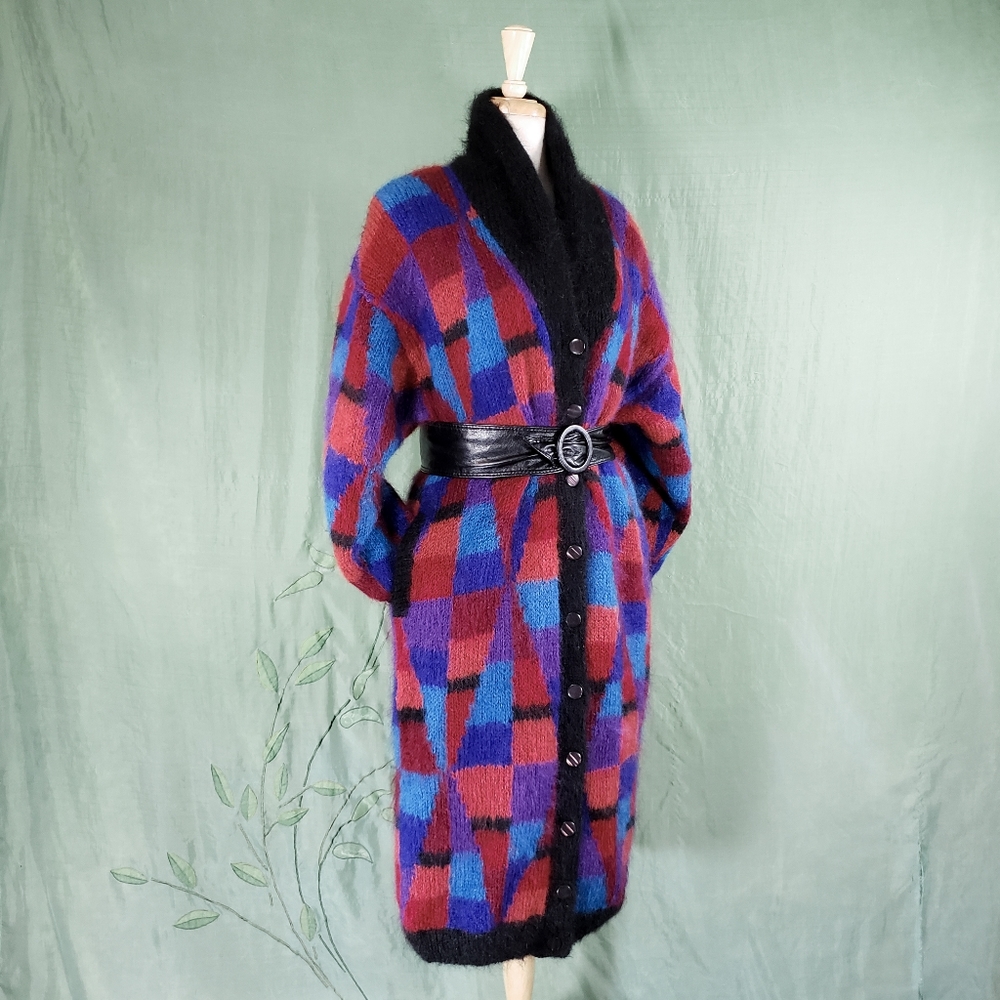 🚫SOLD🚫 Icelandic Design mohair sweater coat